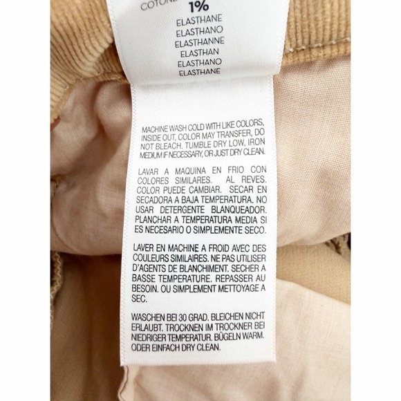 Mother The Tomcat Ankle Jean Pants in Hopscotch Cafe Spice Corduroy Tan Size 31 - Picture 10 of 11